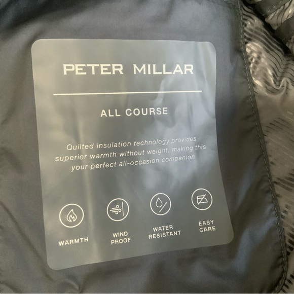 Peter Millar Black All Course Vest. Performance Layer. Men’s Size Large. - Picture 8 of 10
